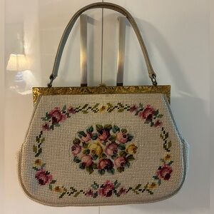Vintage needlepoint purse